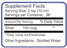 Blue Ridge Silver Colloidal Silver 32 oz 10 ppm - Immune Support