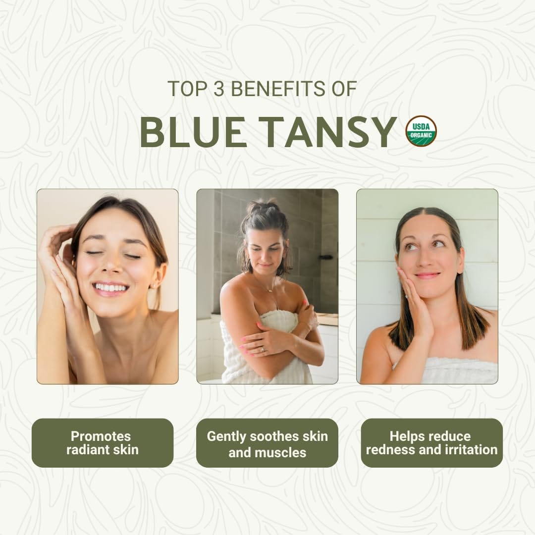 Organic Blue Tansy Essential Oil 5 mL – Malagassi Essential Oils | Face Oil, Candle & Soap Making