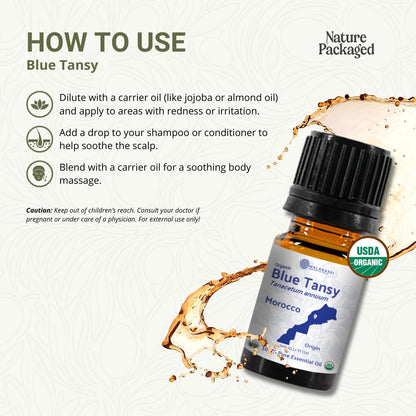 Organic Blue Tansy Essential Oil 5 mL – Malagassi Essential Oils | Face Oil, Candle & Soap Making