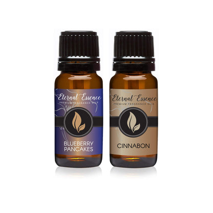 Eternal Essence Oils 2 Pack 10ml – Blueberry Pancakes & Cinnabon Fragrance Oils