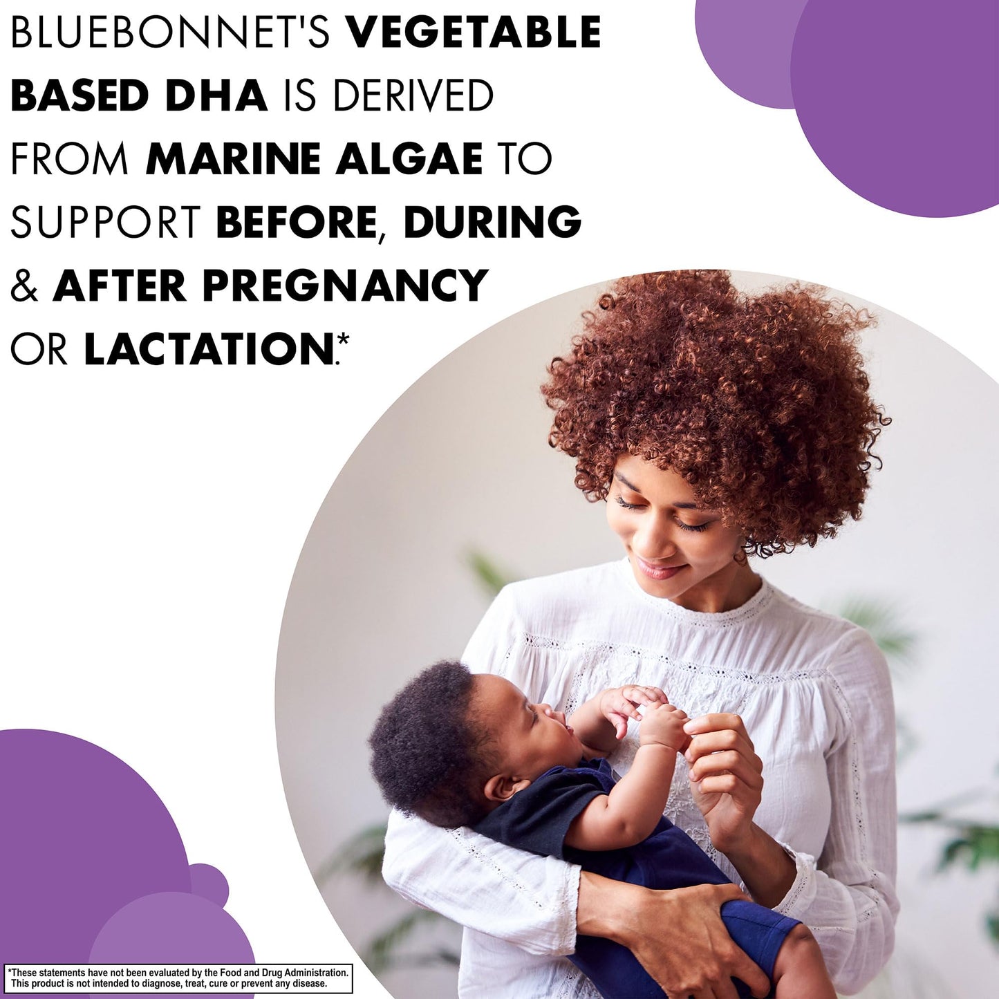 BlueBonnet Prenatal DHA 200 mg Vegetarian Softgels – 60 Count | LifesDHA Algal DHA
