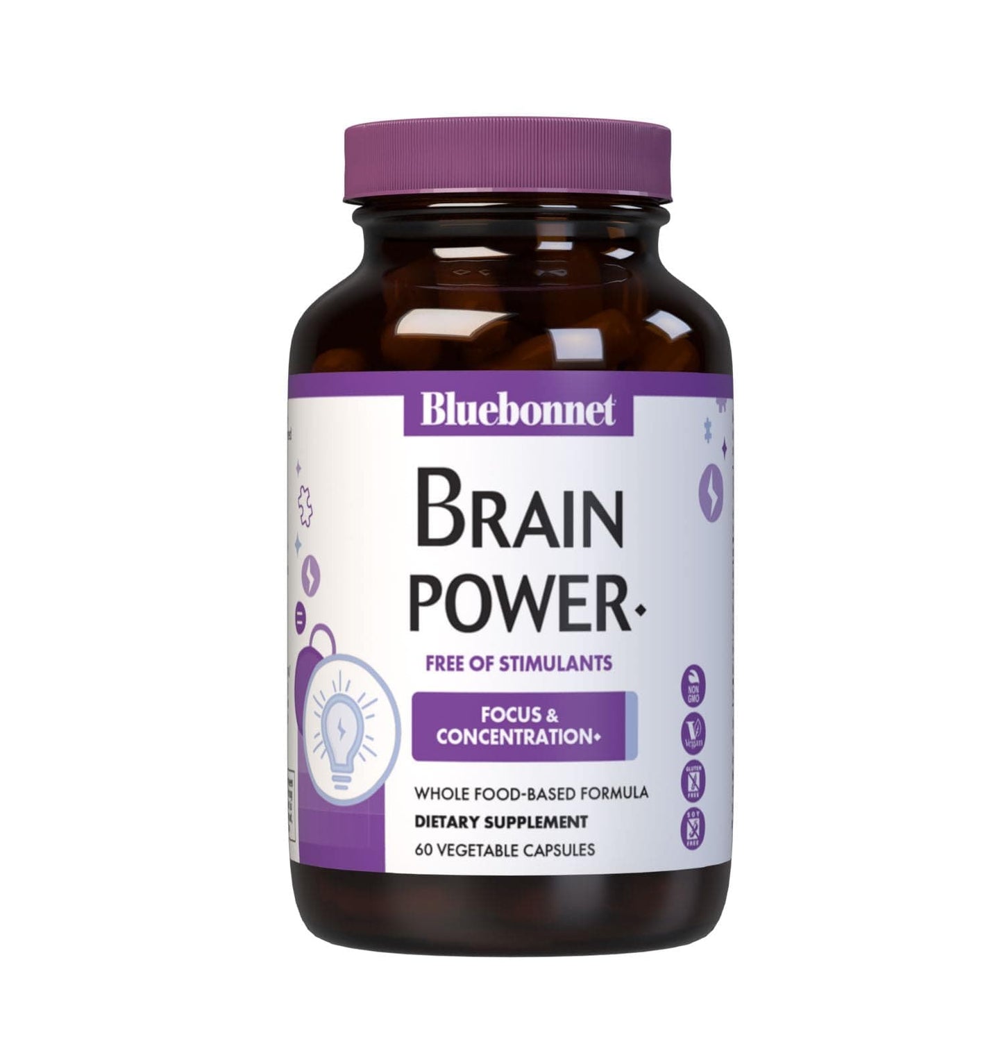 Bluebonnet BrainPower – Whole Food Nootropics for Brain Health