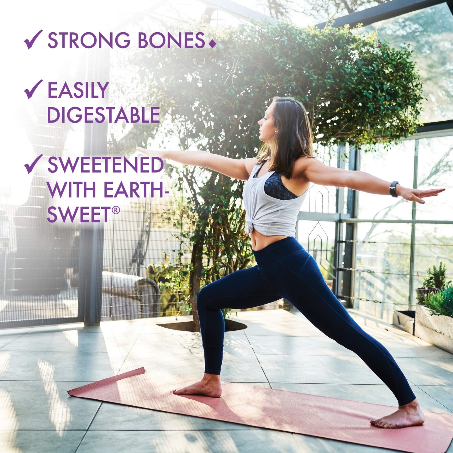 Bluebonnet Calcium Magnesium Plus Vitamin D3 EarthSweet – Bone Health & Muscle Support