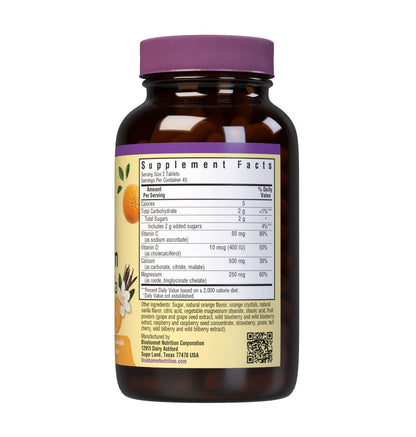 Bluebonnet Calcium Magnesium Plus Vitamin D3 EarthSweet – Bone Health & Muscle Support