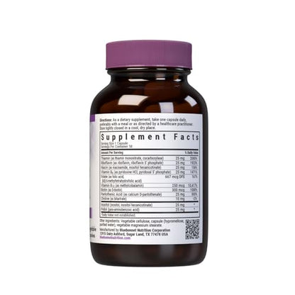 Bluebonnet CellularActive Coenzyme B-Complex - Energy & Nerve Support | Vegan, Gluten-Free