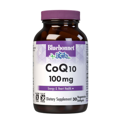 Bluebonnet CoQ10 100 mg Vegetarian Softgels - Energy & Heart Health, Non-GMO