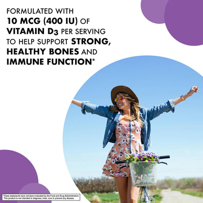 Bluebonnet Nutrition EarthSweet Vitamin D3 400 IU - 90 Chewables | Bone & Immune Support