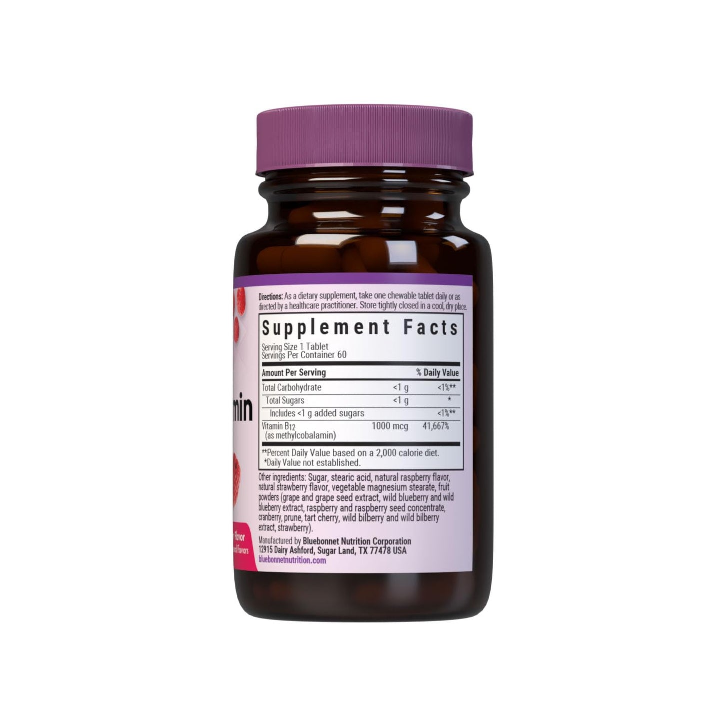 BlueBonnet EarthSweet Methylcobalamin 1,000 mcg – Vegan B12 for Energy & Metabolism