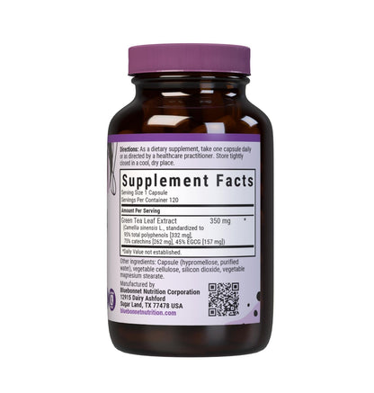 BlueBonnet EGCG Green Tea Leaf Extract Supplement – 120 Count