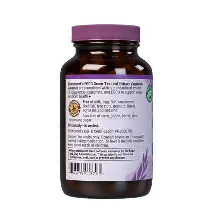 BlueBonnet EGCG Green Tea Leaf Extract Supplement – 120 Count
