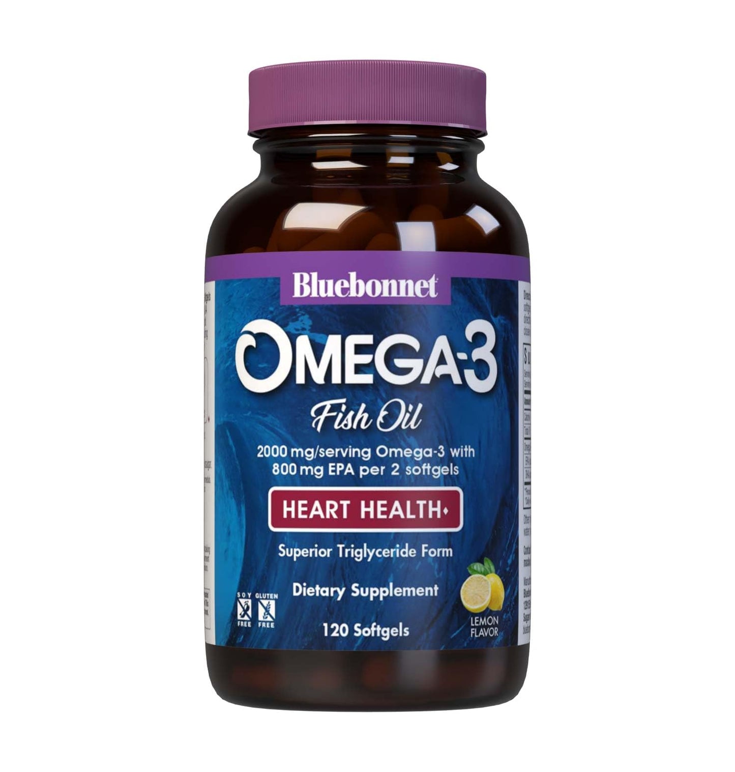 Bluebonnet EPAx Omega-3 1000 mg Heart Formula – 120 Softgels