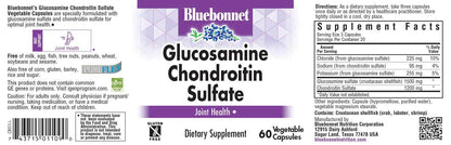 BlueBonnet Glucosamine Chondroitin Sulfate Supplement - 60 Count | Joint Health