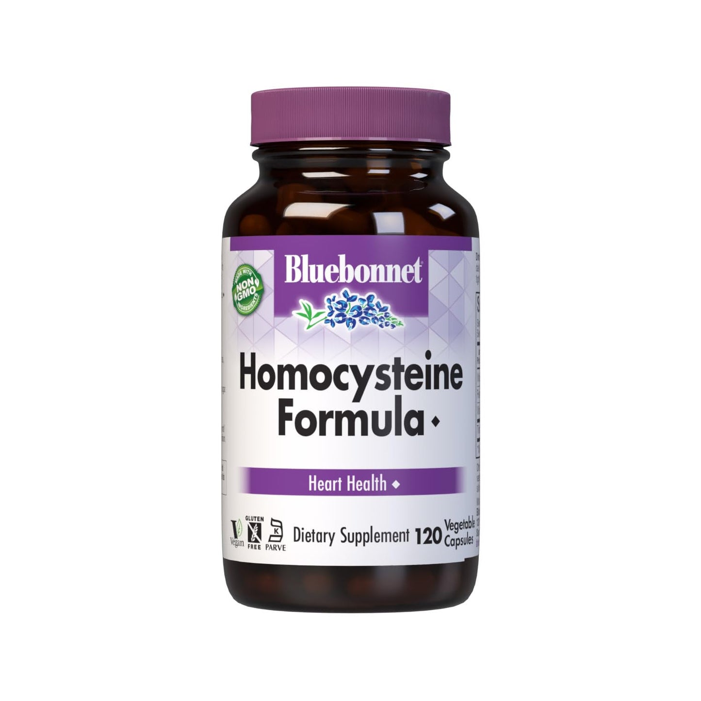 BlueBonnet Homocysteine Formula – 120 Count, Vegan & Non-GMO