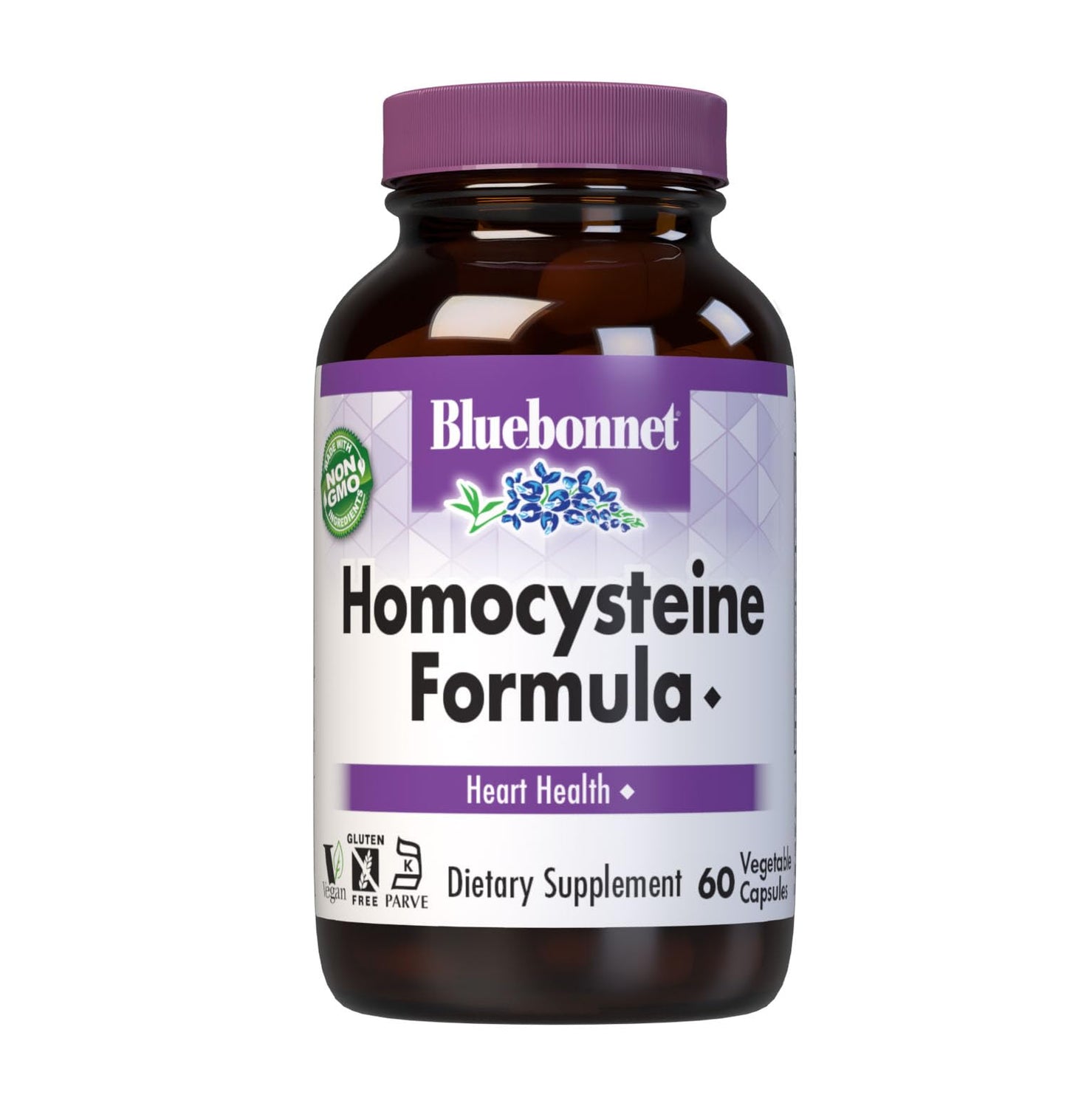 BlueBonnet Homocysteine Formula Supplement, 60 Count – Vegan & Non-GMO