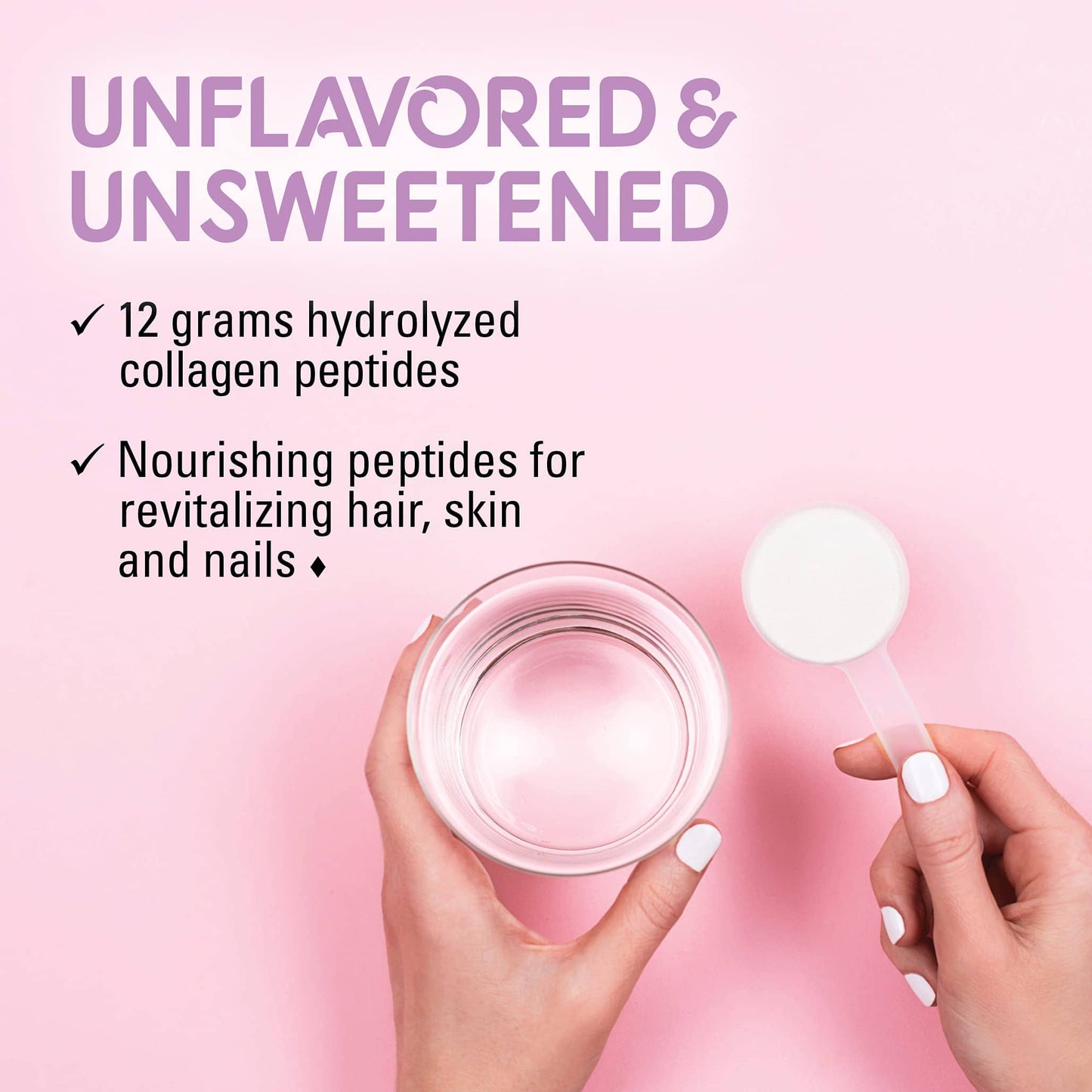 BlueBonnet Nutrition Hydrolyzed Collagen Powder - Supports Hair, Skin & Nails | Grass-Fed, Soy-Free, Gluten-Free, Non-GMO | 10.58 oz