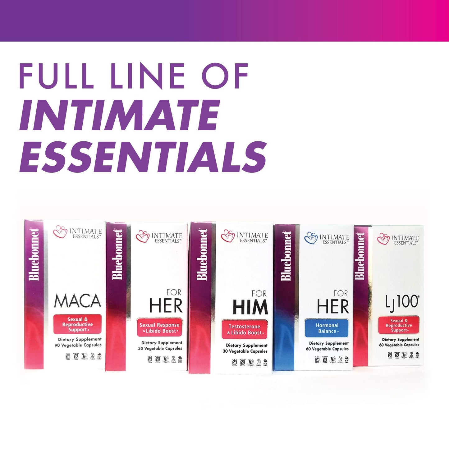 Bluebonnet Nutrition Intimate Essentials for Her: Sexual Response & Libido Boost – 30 Capsules, Non-GMO, Vegan