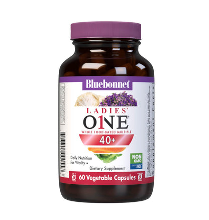 Bluebonnet Nutrition Ladies’ ONE 40+ Multivitamin – Soy-Free, Non-GMO, Gluten Free