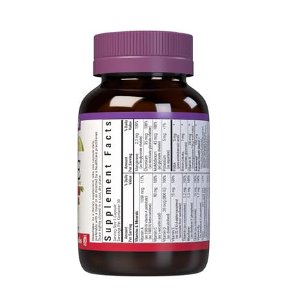 Bluebonnet Nutrition Ladies One Organic Vegetable Capsule – Whole Food Multivitamin with K2, 30 Count