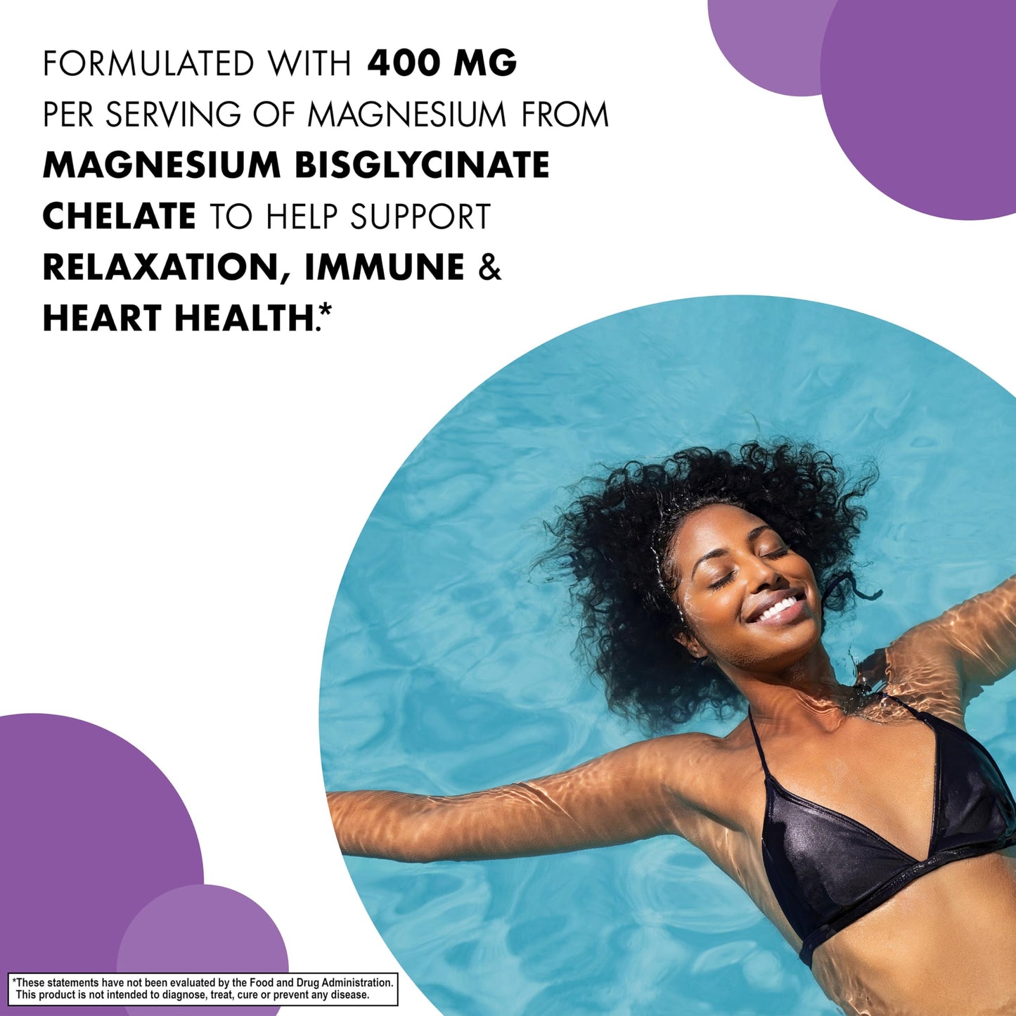Bluebonnet Magnesium Glycinate 400mg | Maximum Absorption | 120 Veggie Capsules
