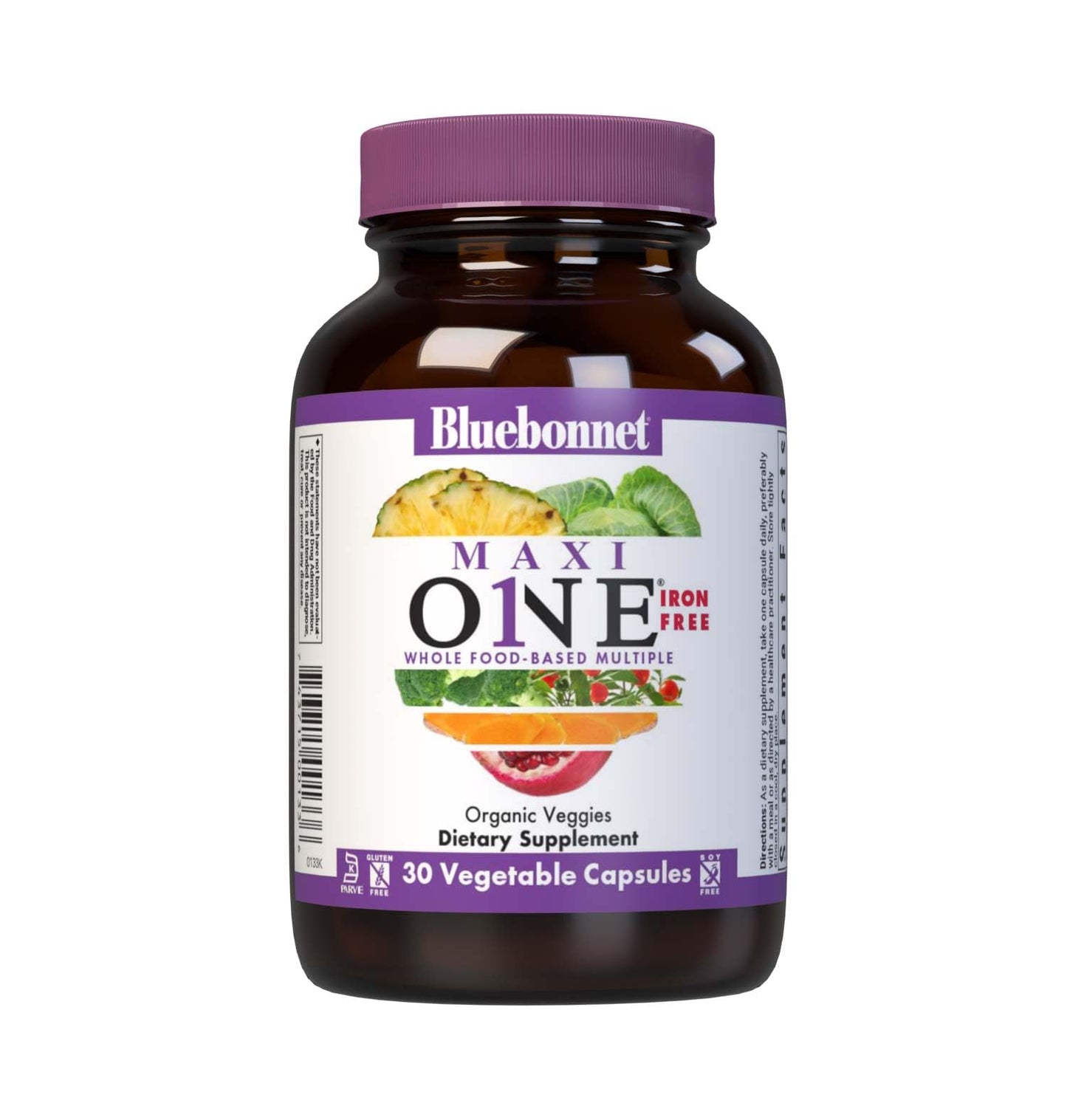 Bluebonnet Nutrition Maxi One Whole Food Multivitamin – 30 Veg Capsules