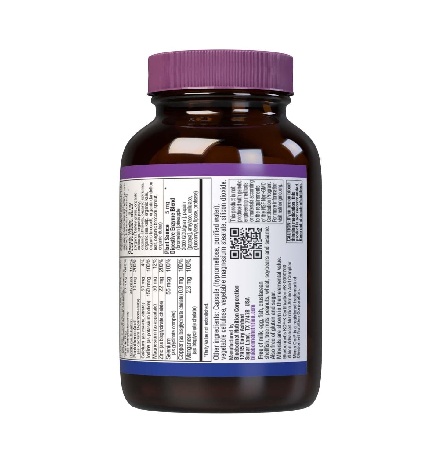 BlueBonnet Nutrition Men's ONE 40+ – Whole Food Multivitamin for Men 40+ (Pack of 2)