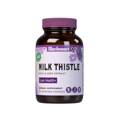 BlueBonnet Milk Thistle Fruit & Seed Extract - 60 Count | Liver Health