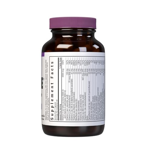 Bluebonnet Mult One with Iron – Daily Multivitamin (60 Veg Capsules)