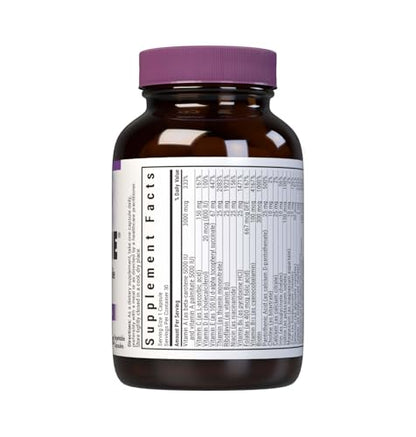 Bluebonnet Nutrition Mult One with Iron – Daily Multivitamin (30 Veg Capsules) | Vegetarian, Kosher, Gluten-Free