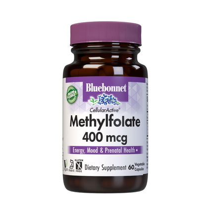 BlueBonnet CellularActive Methylfolate 400 mcg - Quatrefolic, 60 Veg Capsules