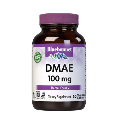 Bluebonnet Nutrition DMAE 100 mg Vegetable Capsules - 50 Count