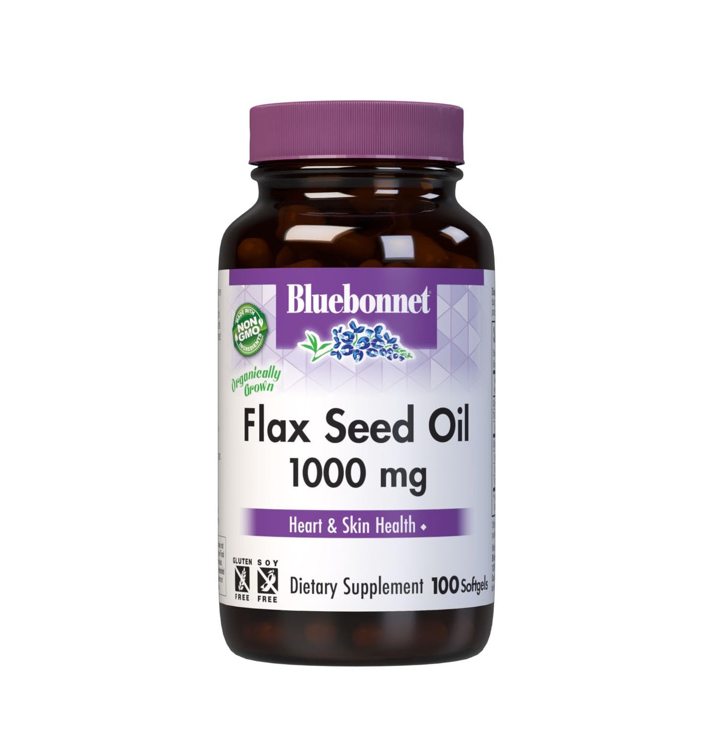 BlueBonnet Nutrition Flax Seed Oil 1000 mg Softgels - Omega-3-6-9