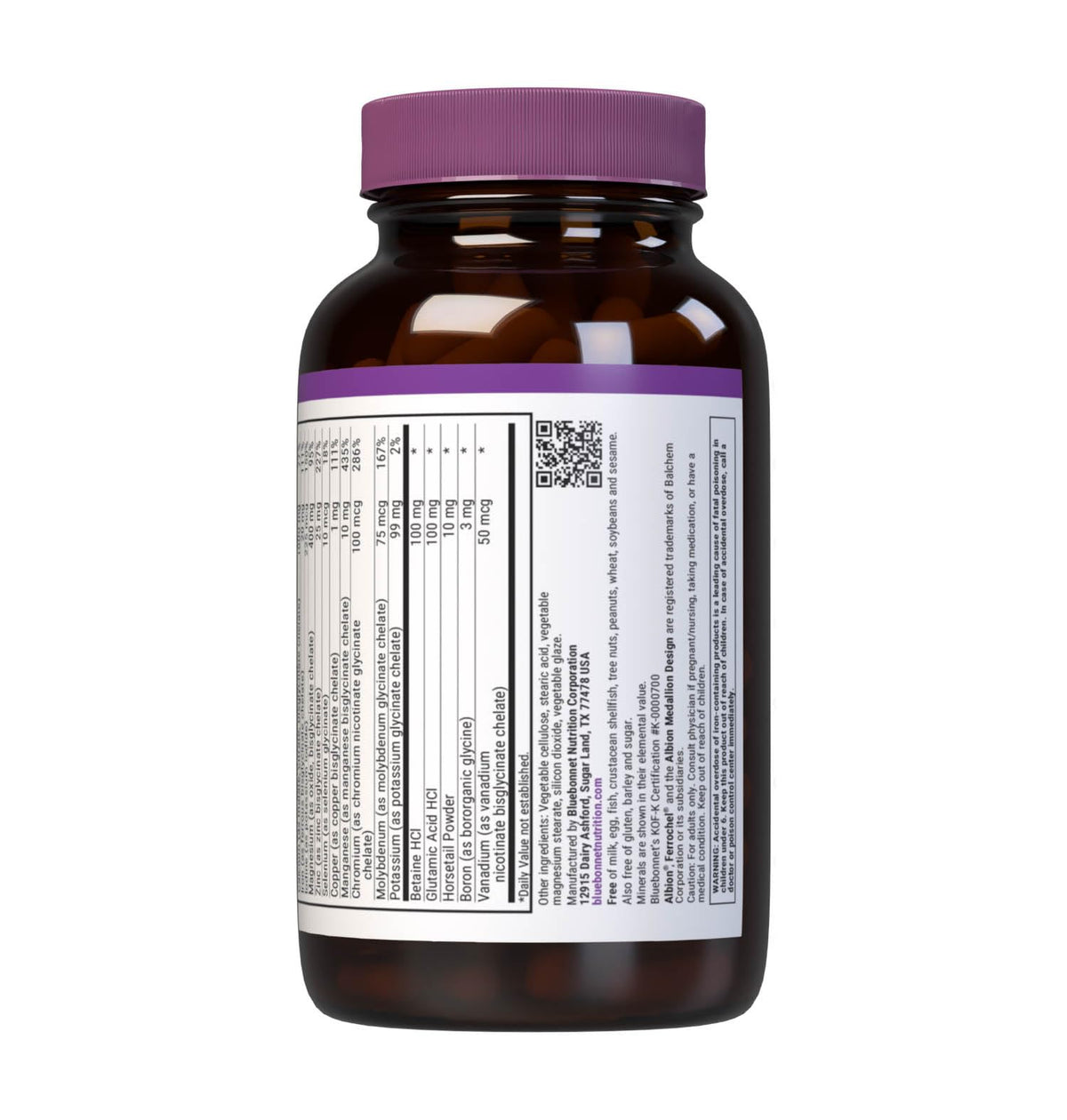 Bluebonnet Nutrition High Potency Chelated Multiminerals – Albion Chelated Minerals, Soy-Free, Gluten-Free, Non-GMO BritishVita | Premium UK Vitamins & Wellness Supplements