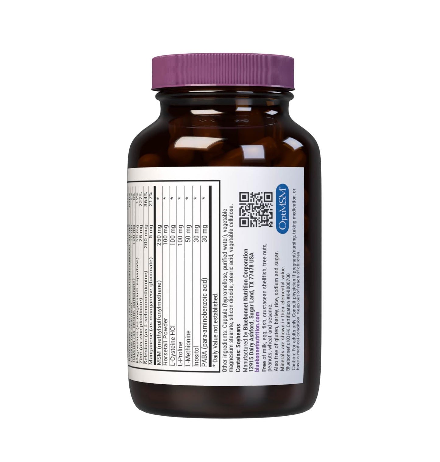 BlueBonnet Nutrition Ultimate Hair & Nail Formula – 90 Vegetable Capsules, Vegan, Gluten-Free & Kosher-Certified