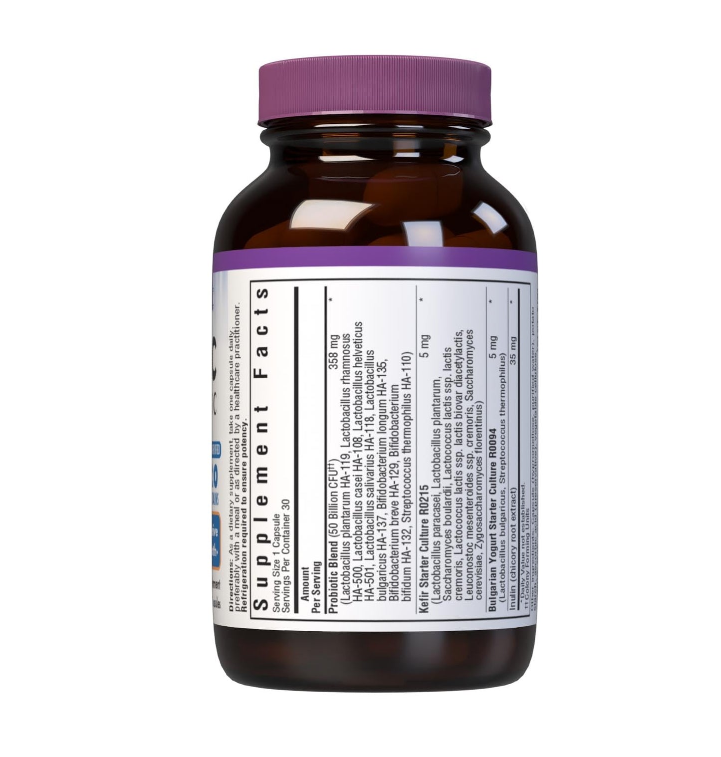 Bluebonnet Nutrition Advanced Choice Probiotic 50B - 30 Count (Cold Pack)