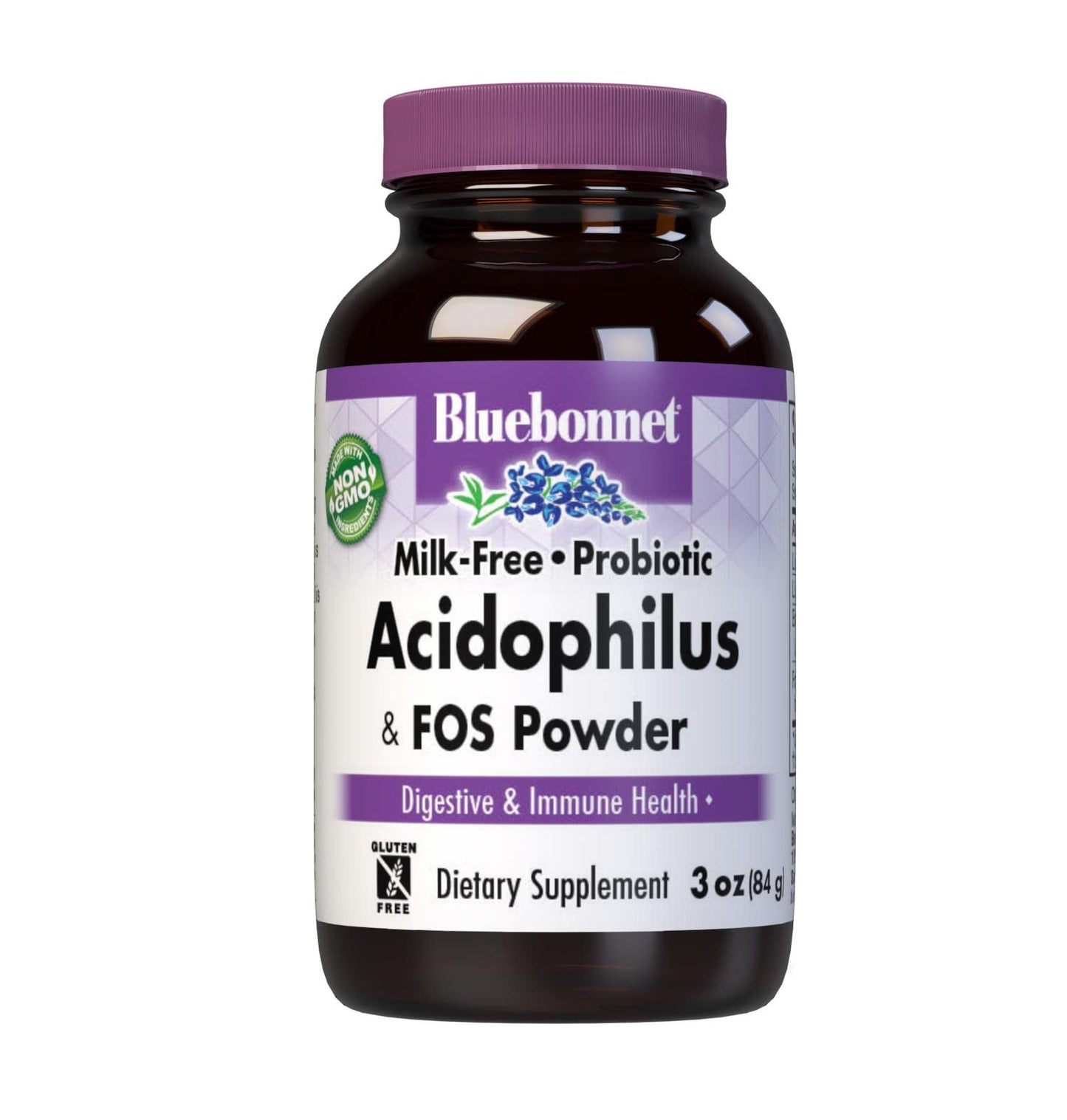 BlueBonnet Probiotic Acidophilus Plus FOS Powder - 3 oz (10B CFU/serving)
