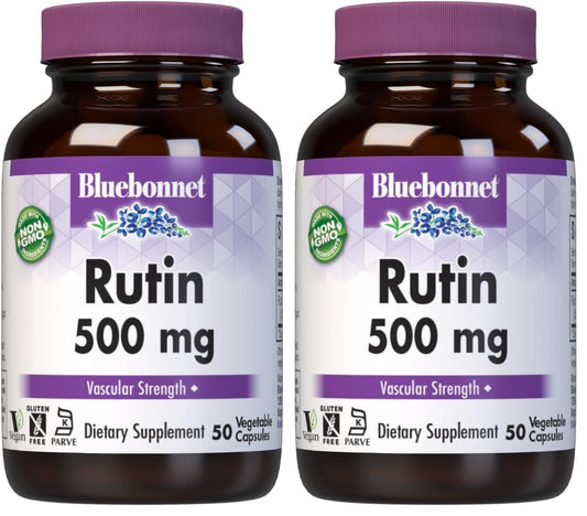 BlueBonnet Rutin 500mg - Plant-Based Antioxidant for Vascular Health BritishVita | Premium UK Vitamins & Wellness Supplements
