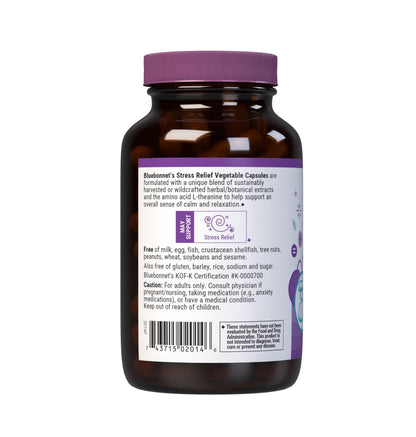 Bluebonnet Targeted Choice Stress Relief, 60 CT - Vegetable Capsules