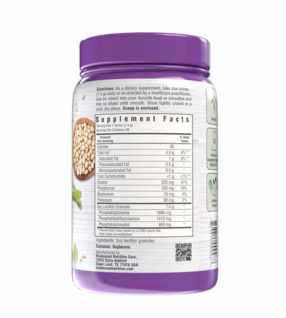 BlueBonnet Nutrition Super Earth Lecithin Granules – Non-GMO Soy, Gluten-Free, Vegan, Kosher Certified, No Sugar Added – 12.7 oz