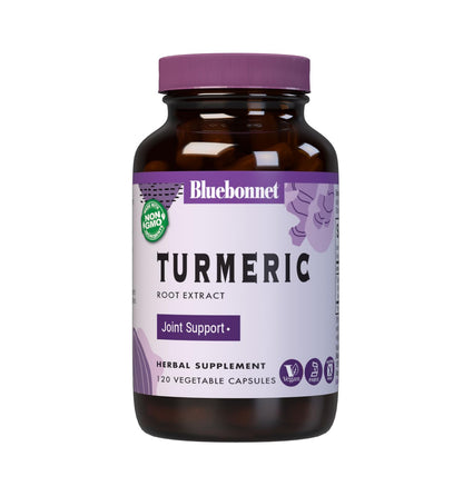 BlueBonnet Turmeric Root Extract Supplement, 120 Count – 380 mg Curcuminoids per Serving, Vegan & Non-GMO
