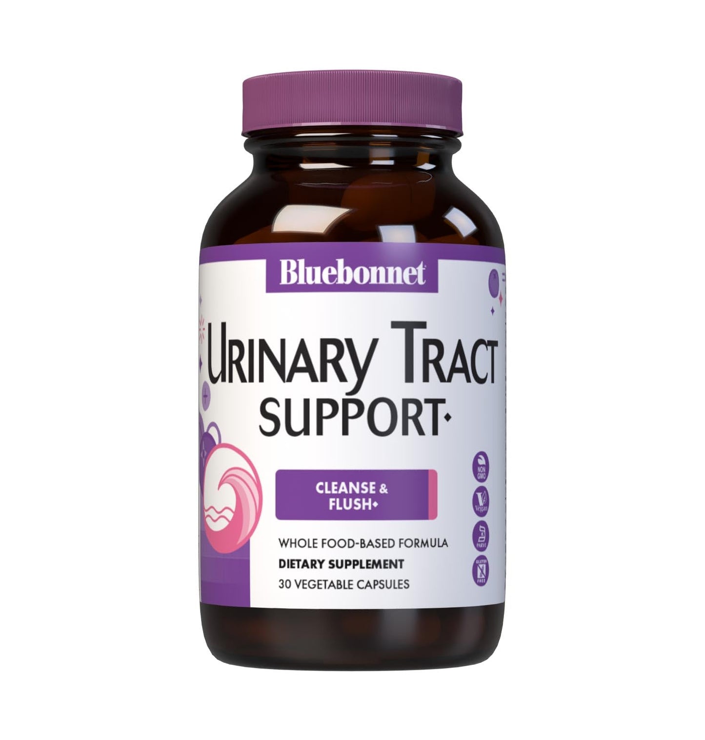 Bluebonnet Nutrition Urinary Tract Support - Cleanse & Flush, 30 Vegetable Capsules