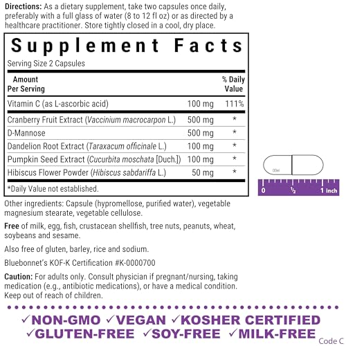 Bluebonnet Nutrition Urinary Tract Support - Cleanse & Flush, 30 Vegetable Capsules