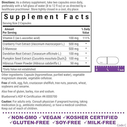 Bluebonnet Nutrition Urinary Tract Support - Cleanse & Flush, 30 Vegetable Capsules