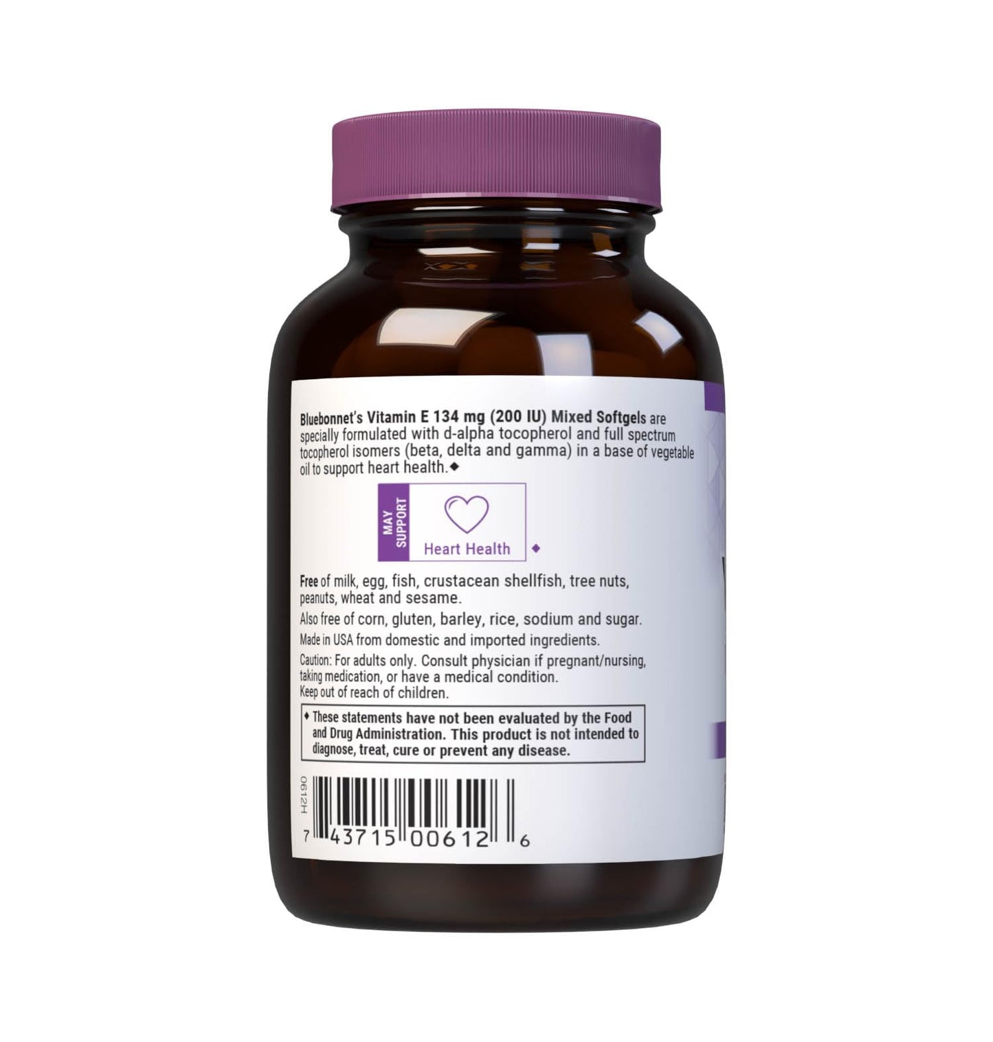 BlueBonnet Vitamin E 200 IU Mixed Softgels - 100 Count