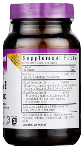 BlueBonnet Full Spectrum Vitamin E Liquid Capsules – 200 IU, 30 Count