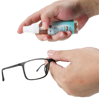 BlueGuard by Sleep ZM Lens Cleaning Spray – 60ml Anti-Fog, Alcohol-Free Glasses Cleaner for Blue Light, AR, Reading, Prescription Glasses, Sunglasses & Screens
