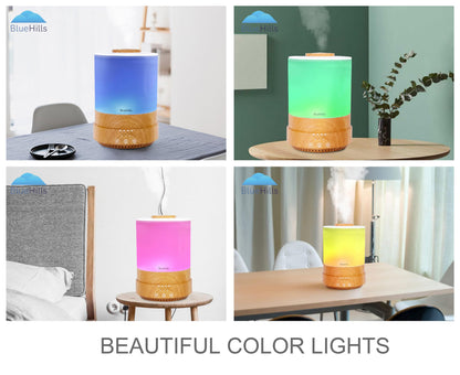 BlueHills Premium 2500ml XL Essential Oil Diffuser for Large Rooms – Humidifier & Aromatherapy