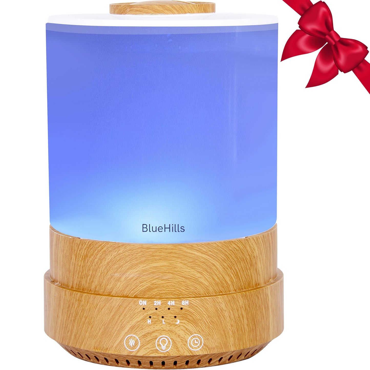 BlueHills Premium 2500ml XL Essential Oil Diffuser for Large Rooms – Humidifier & Aromatherapy