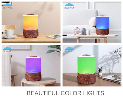 BlueHills Premium 2500 ML XL Essential Oil Diffuser – Large Room Aromatherapy, 7 LED Colors, Auto Shut Off, Humidifier