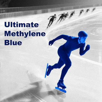 Bluesun Methylene Blue Supplement - 4 FL OZ Total (2 x 2 FL OZ bottles) | 1% Liquid Drops for Humans | Third-Party Tested | Formaldehyde-Free | Made in USA