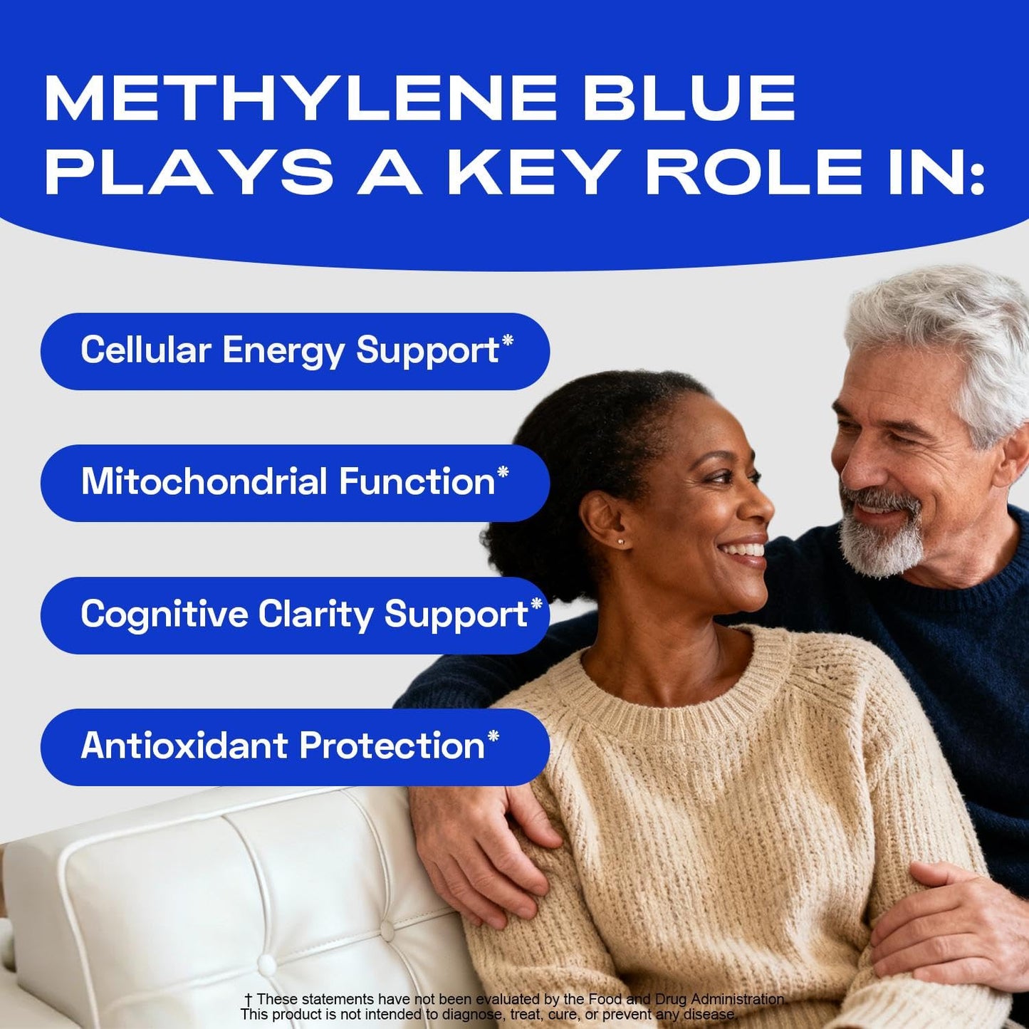 Bluesun Methylene Blue 1% Liquid Drops – USP Grade, USA Made, 2 fl oz